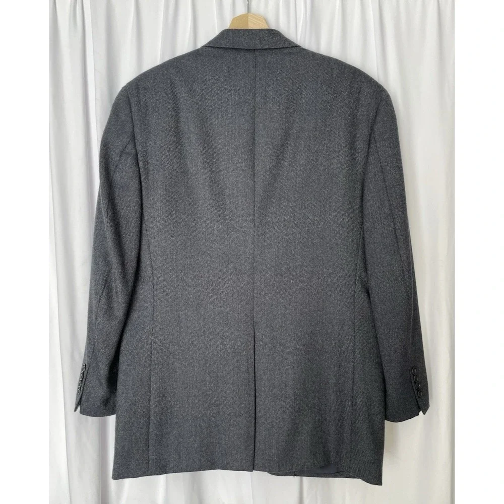 Club Room By Charter Club Wool Cashmere Blazer Blue Size R38 Single‎ Vented
